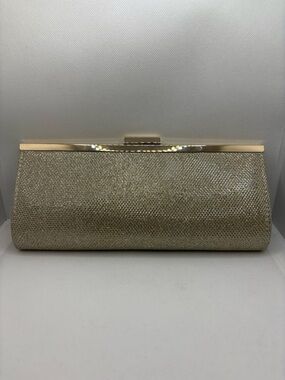 Elegant Gold Evening Clutch Bag